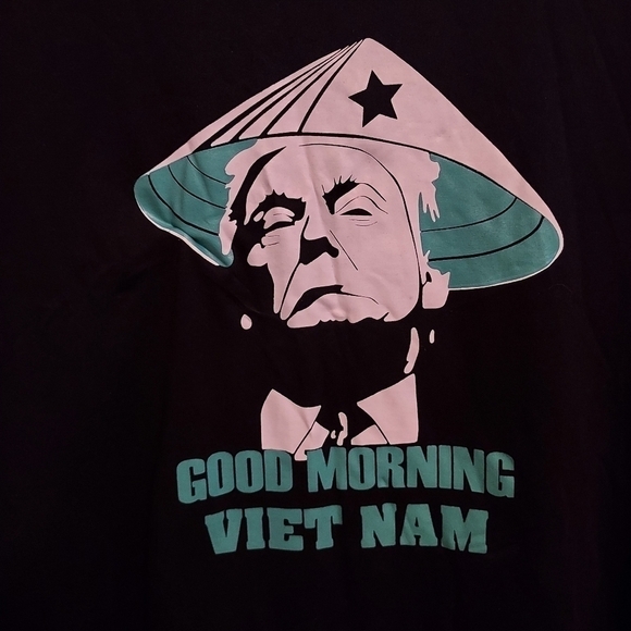 Good Morning Viet Nam black s/s tshirt xxl - Picture 4 of 10